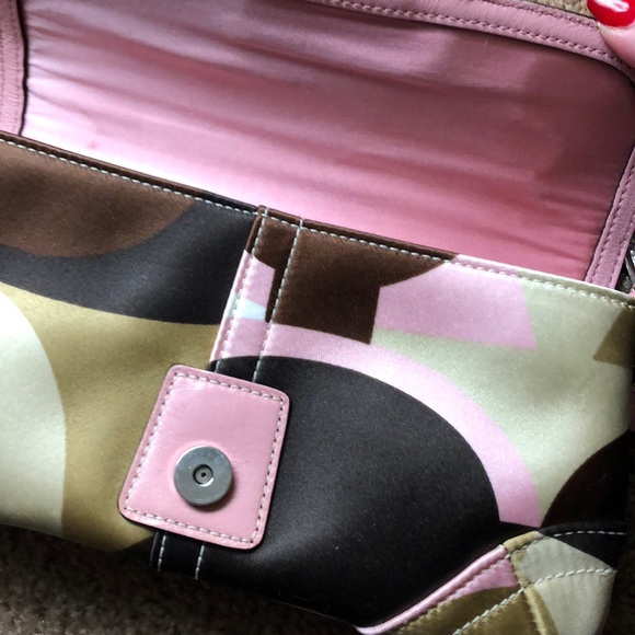 Coach Silk Print Evening Bag - Picture 5 of 6